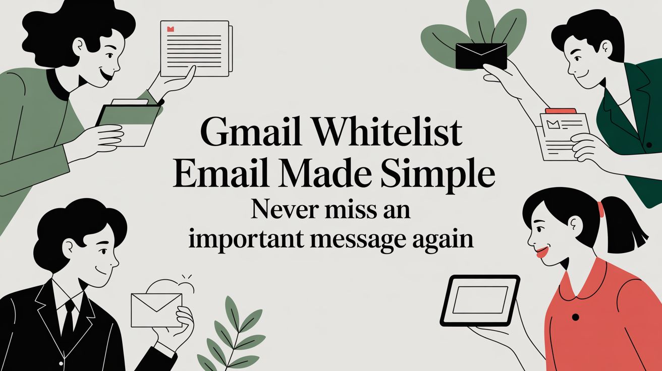 How to Whitelist an Email in Gmail and Never Miss a Message Again