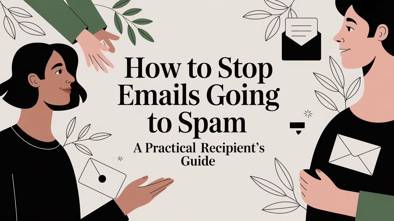 How to Stop Emails Going to Spam: A Practical Guide for Recipients